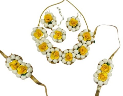 12SEASONS Paper Yellow, White Jewellery Set(Pack of 1)