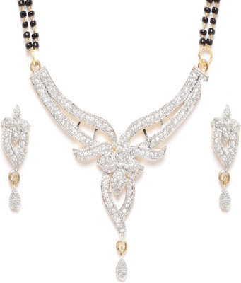 Gilher Alloy Silver Jewellery Set(Pack of 1)