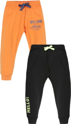 Plum Tree Track Pant For Boys(Orange, Pack of 2)