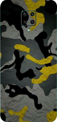 AsSkin Poco M2 Pro Mobile Skin(Ultra Super Camo Yellow With High Matte Finish.)