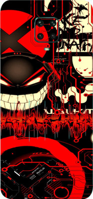 AsSkin Poco M2 Pro, poco m2 pro Mobile Skin(Ultra Super Red Graffiti With High Matte Finish.)