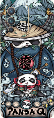 Mclaxa Ninja Panda Vivo V23 pro Back Mobile Skin, Ninja Panda Mobile Skin(Ninja Panda Skin With Super Matte Finish)