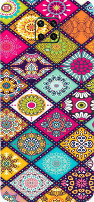 AsSkin Poco M2 Pro Mobile Skin(Ultra Super Color Pattern With High Matte Finish.)