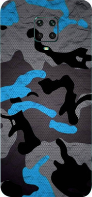 AsSkin Poco M2 Pro, poco m2 pro Mobile Skin(Ultra Super Blue Camo With High Matte Finish.)