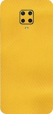 AsSkin Poco M2 Pro Mobile Skin(Ultra Super Yellow Carbon Fiber With High Matte Finish.)