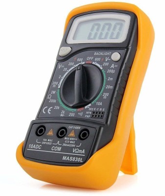 shoptron UNITY MAS830L Digital Multimeter with Backlight LCD with Rubber Back Cover Digital Multimeter(2000 Counts)