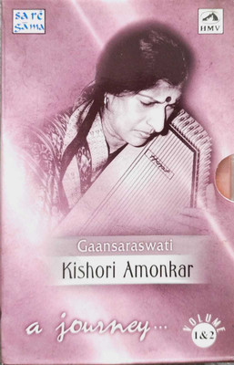GAANSARASWATI KISHORI AMONKAR A JOURNEY VOL 1 & 2 - NEW CASSETTE Audio CD Standard Edition(Hindi - KISHORI AMONKAR)