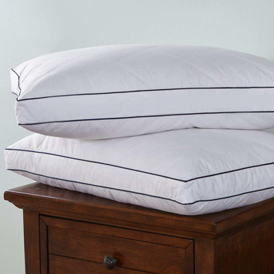 EVERDECOR Microfibre Solid Sleeping Pillow Pack of 2(White)