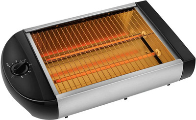 Warmex Home Appliances by Warmex Home Appliances TOASTY 600 W Pop Up Toaster(Black, Silver)