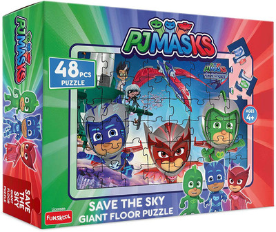 FUNSKOOL Pj Masks Save The Sky Giant Floor Puzzle(48 Pieces)