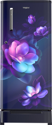 Whirlpool 190 L Direct Cool Single Door 2 Star Refrigerator with Base Drawer(Sapphire, WDE 205 ROY 2S SAPPHIRE BLOOM)