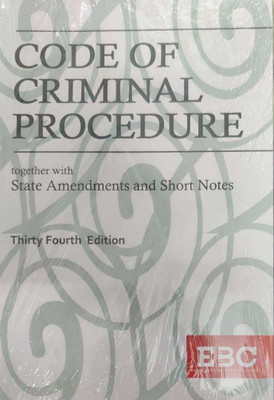 Code Of Criminal Procedure Bare Act(Paperpack, EBC)