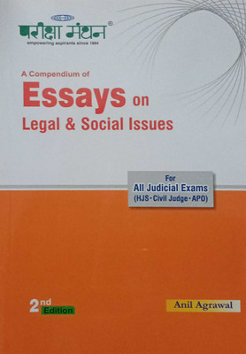 A Compendium Of Essays On Legal & Social Issues For All Judicial Exams (HJS-CIVIL JUDGE-APO)(Paperback, Anil Agrawal)