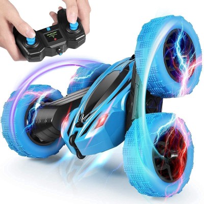 Bhagwati Enterprise Double Sided Rolling Rotating Remote Control Car (Multicolor)(Multicolor)