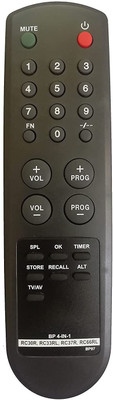 BhalTech BP97 4 in 1 RC30R RC33RL RC37R RC66RL CRT TV Universal Compatible for  BPL Remote Controller(Black)