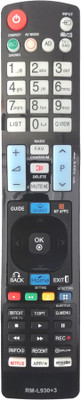 LipiWorld RM-L930+3 Universal Remote Control Compatible for  Smart TV LG LED LCD Remote Controller(Black)