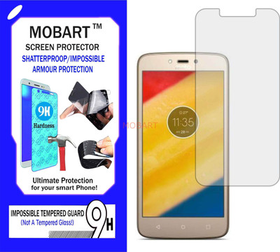 MOBART Impossible Screen Guard for Motorola Moto C Plus(Pack of 1)