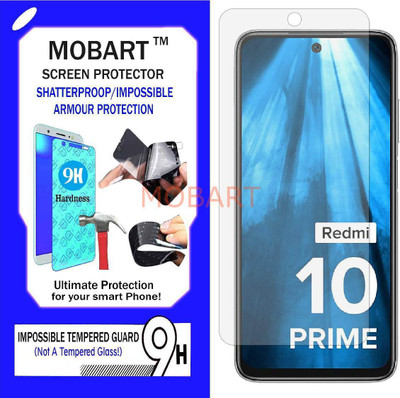 MOBART Impossible Screen Guard for XIAOMI REDMI 10 PRIME(Pack of 1)
