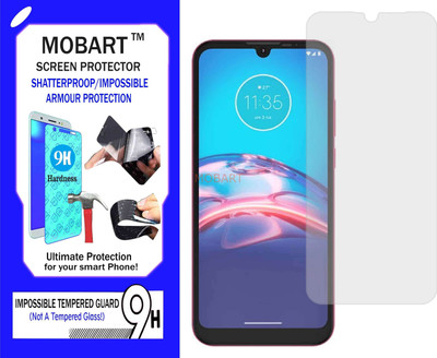 MOBART Impossible Screen Guard for MOTOROLA MOTO E6I(Pack of 1)