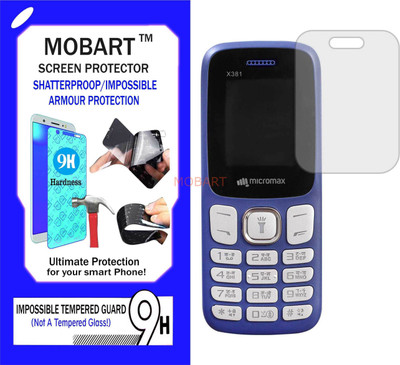 MOBART Impossible Screen Guard for MICROMAX X381(Pack of 1)