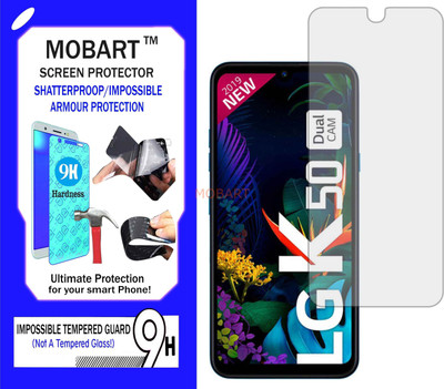 MOBART Impossible Screen Guard for LG K50(Pack of 1)