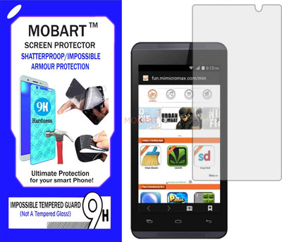 MOBART Impossible Screen Guard for MICROMAX A107 (CANVAS FIRE 4)(Pack of 1)