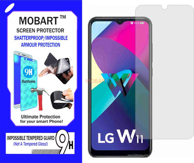 MOBART Impossible Screen Guard for LG W31 PLUS(Pack of 1)