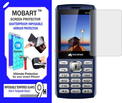 MOBART Impossible Screen Guard for MICROMAX X754(Pack of 1)