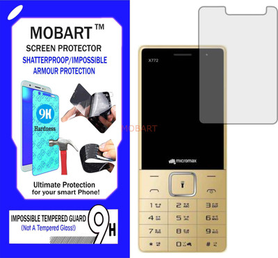MOBART Impossible Screen Guard for MICROMAX X 772(Pack of 1)
