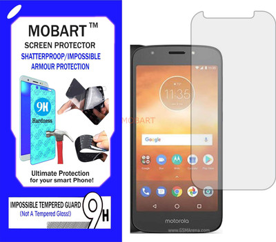 MOBART Impossible Screen Guard for MOTOROLA MOTO E5 PLAY OREO GO(Pack of 1)