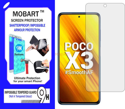 MOBART Impossible Screen Guard for XIAOMI POCO X3 NFC(Pack of 1)