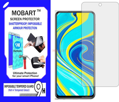 MOBART Impossible Screen Guard for MI REDMI NOTE 9 PRO(Pack of 1)