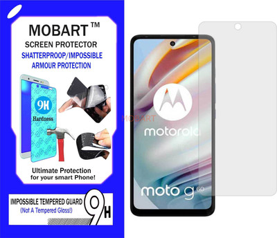 MOBART Impossible Screen Guard for MOTOROLA G60(Pack of 1)