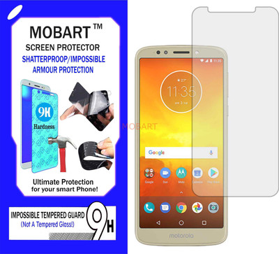 MOBART Impossible Screen Guard for MOTOROLA MOTO E5(Pack of 1)