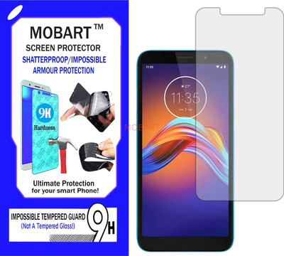 MOBART Impossible Screen Guard for MOTOROLA MOTO E6 PLAY(Pack of 1)