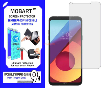 MOBART Impossible Screen Guard for LG Q6 PLUS(Pack of 1)