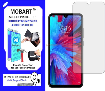 MOBART Impossible Screen Guard for MI REDMI NOTE 7(Pack of 1)