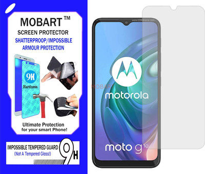 MOBART Impossible Screen Guard for MOTO G10(Pack of 1)