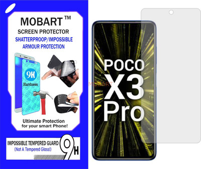 MOBART Impossible Screen Guard for POCO X3 PRO(Pack of 1)