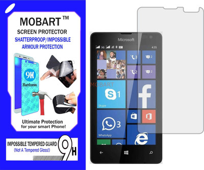 MOBART Impossible Screen Guard for MICROSOFT LUMIA 435(Pack of 1)
