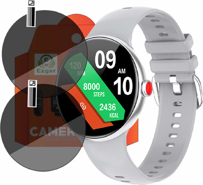 EZGER Screen Guard for Fire Boltt Ultron Smartwatch SCREEN GUARD(Pack of 2)