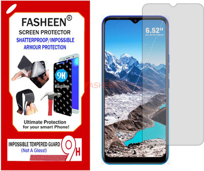 Fasheen Tempered Glass Guard for TECNO SPARK 4 (KC2) (Flexible Shatterproof)(Pack of 1)