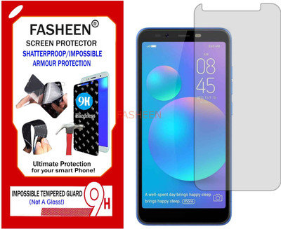 Fasheen Tempered Glass Guard for TECNO I ACE (Flexible Shatterproof)(Pack of 1)