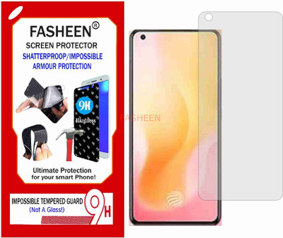 Fasheen Tempered Glass Guard for VIVO X50 SERIES (Flexible Shatterproof)(Pack of 1)