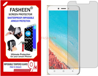 Fasheen Tempered Glass Guard for TECNO F3 PRO (Flexible Shatterproof)(Pack of 1)