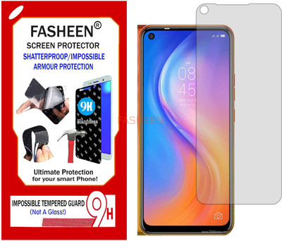 Fasheen Tempered Glass Guard for TECNO SPARK 5 PRO (Flexible Shatterproof)(Pack of 1)