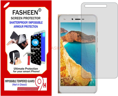 Fasheen Tempered Glass Guard for TECNO CAMON W3 PRO (Flexible Shatterproof)(Pack of 1)
