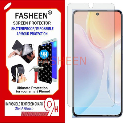Fasheen Tempered Glass Guard for VIVO X70 5G V2133A (Flexible Shatterproof)(Pack of 1)
