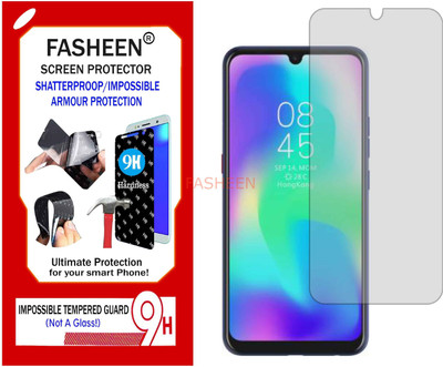 Fasheen Tempered Glass Guard for TECNO SPARK POWER (LB8A) (Flexible Shatterproof)(Pack of 1)