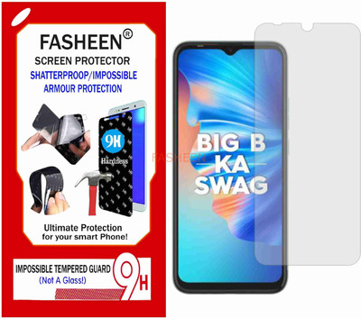 Fasheen Tempered Glass Guard for TECNO SPARK 6 GO KE5J (Flexible Shatterproof)(Pack of 1)